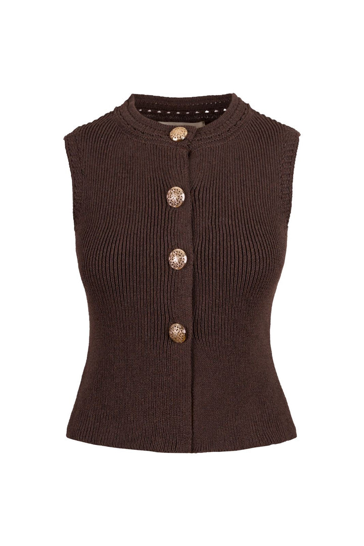 GOLD DÜĞMELİ TRİKO TOP