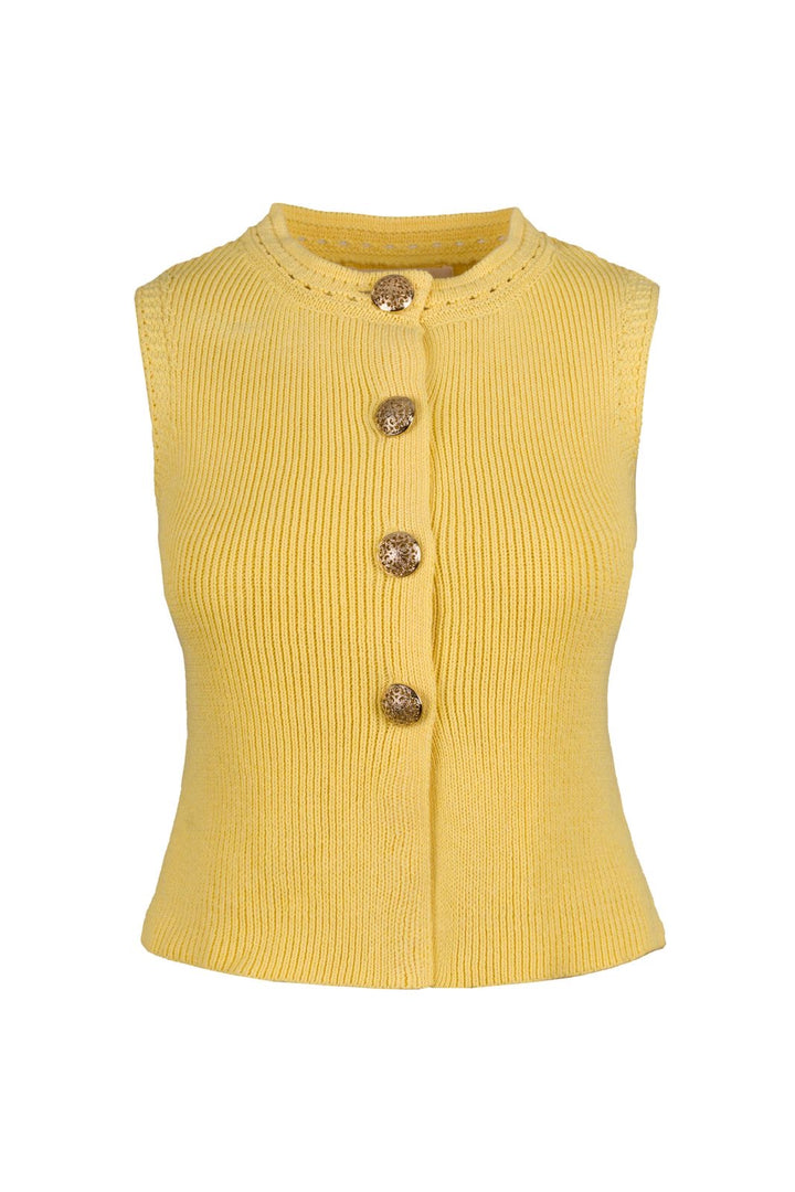 GOLD DÜĞMELİ TRİKO TOP