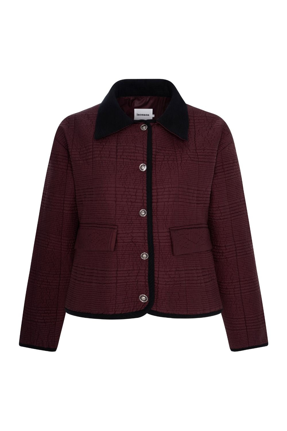 Kapitone Ceket Bordo