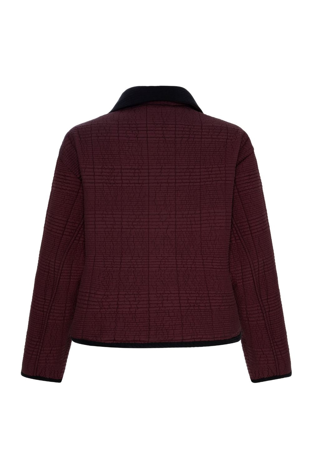 Kapitone Ceket Bordo