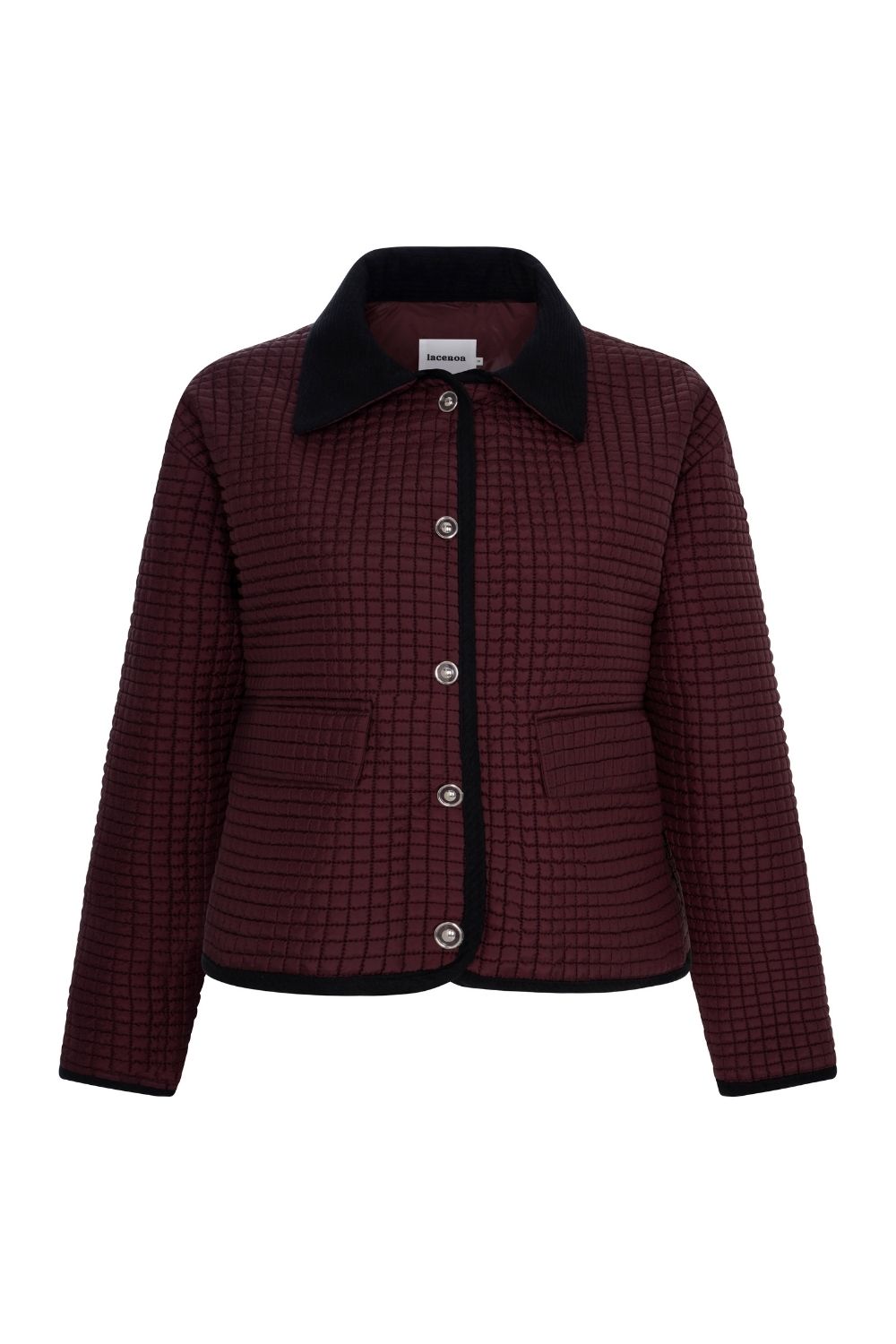 Kapitone Ceket Bordo