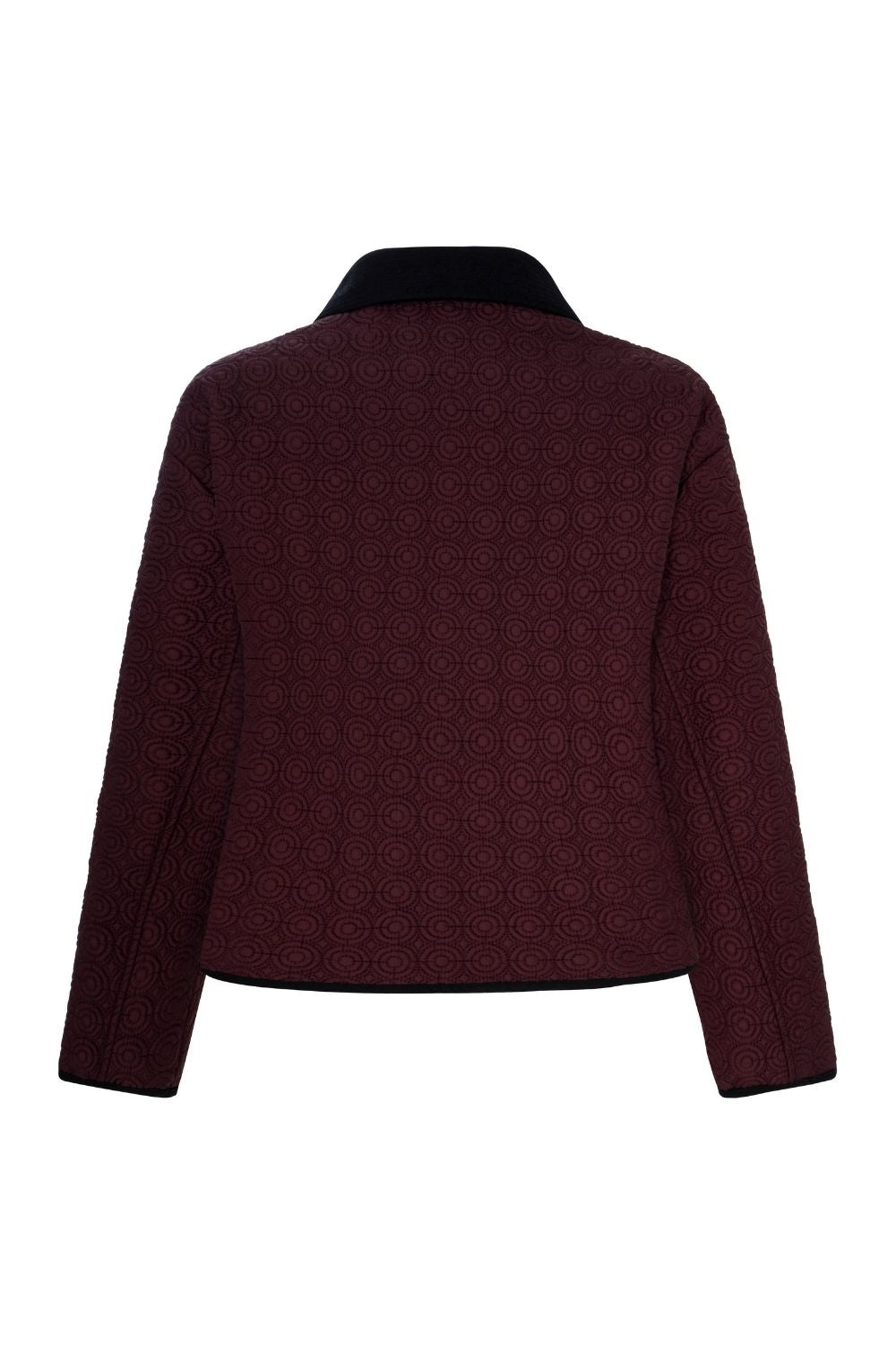 Kapitone Ceket Bordo