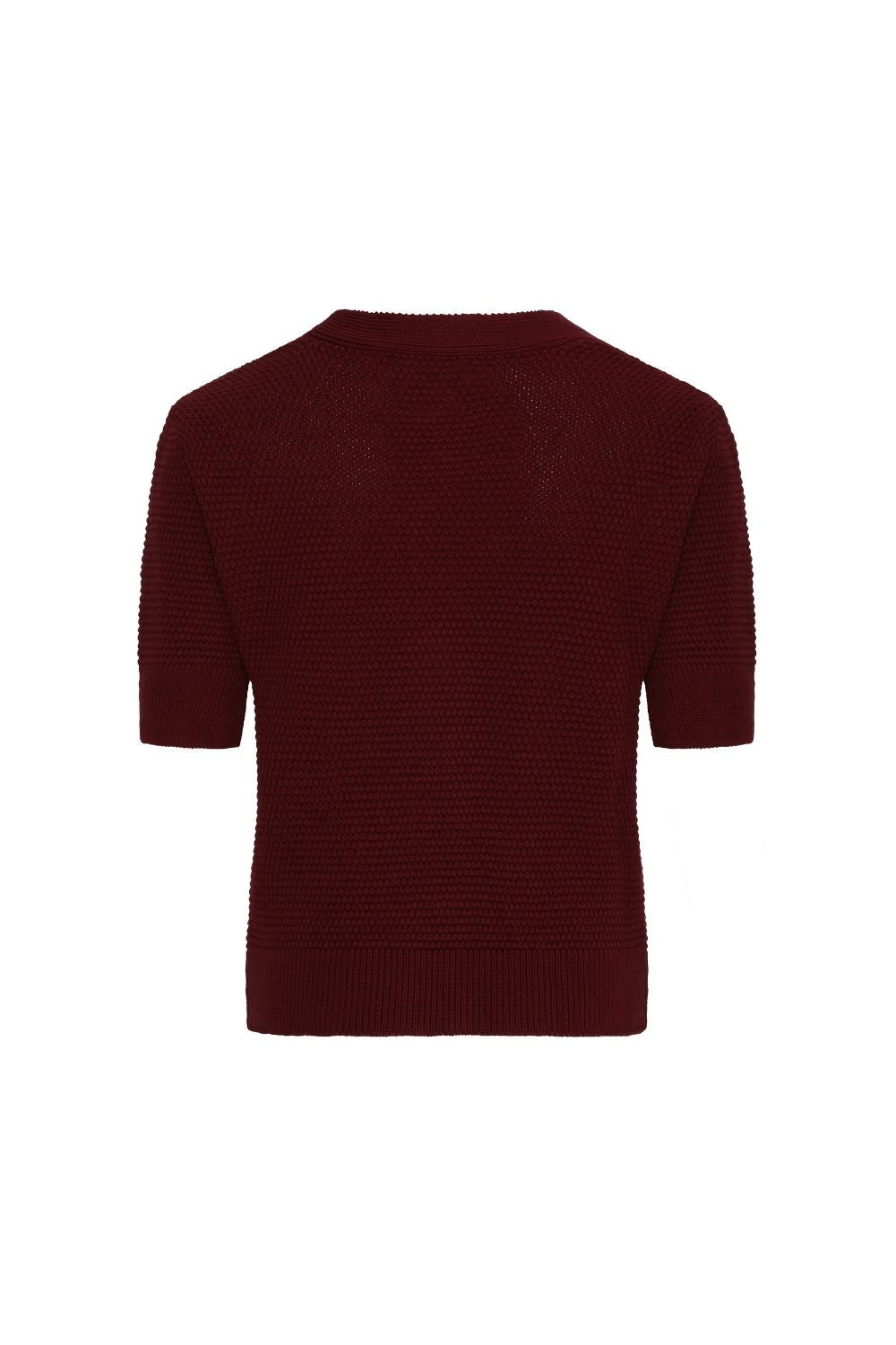 Yıldız Düğmeli V Yaka Hırka