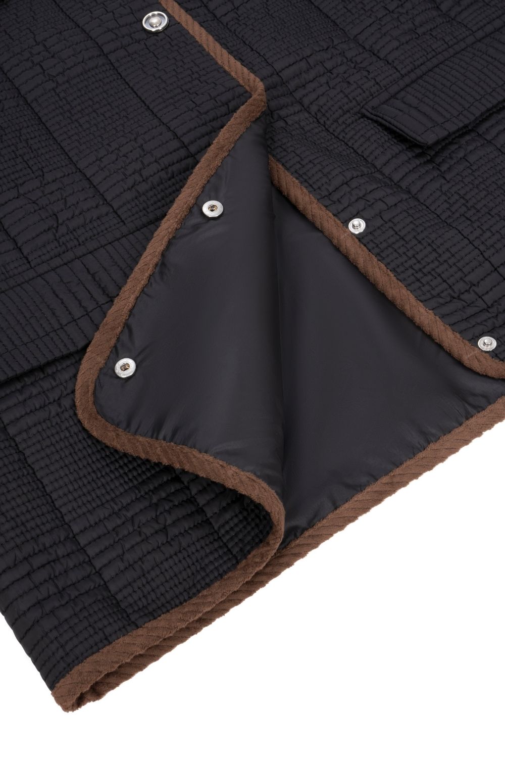 Kapitone Ceket Siyah