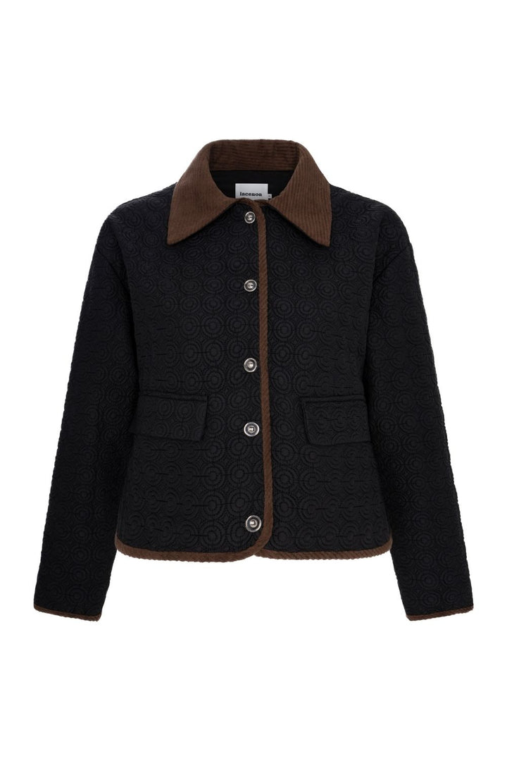 Kapitone Ceket Siyah