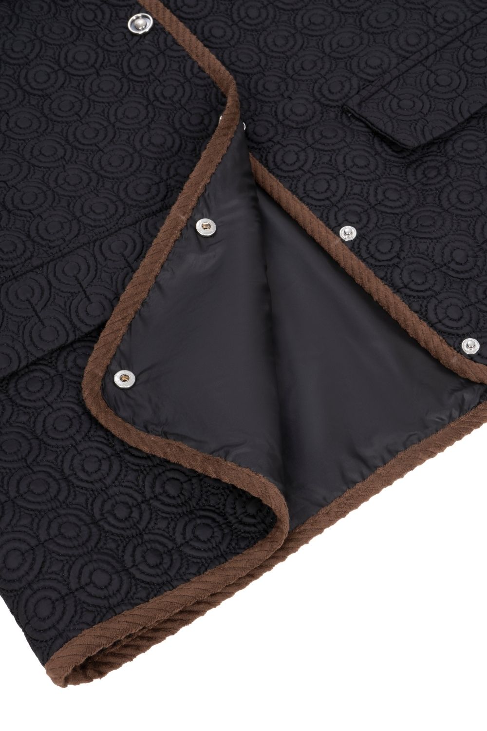 Kapitone Ceket Siyah