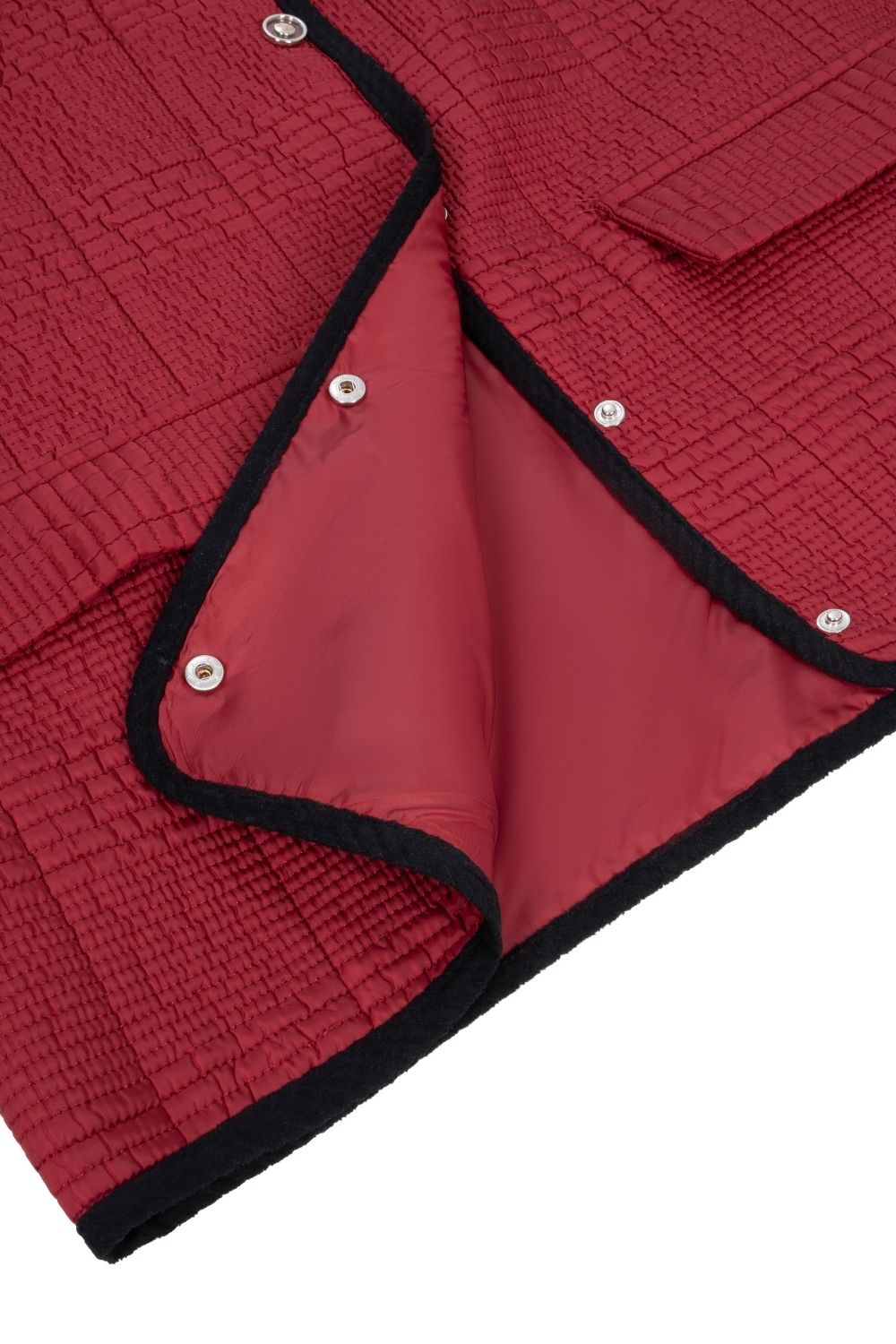 Kapitone Ceket Kırmızı