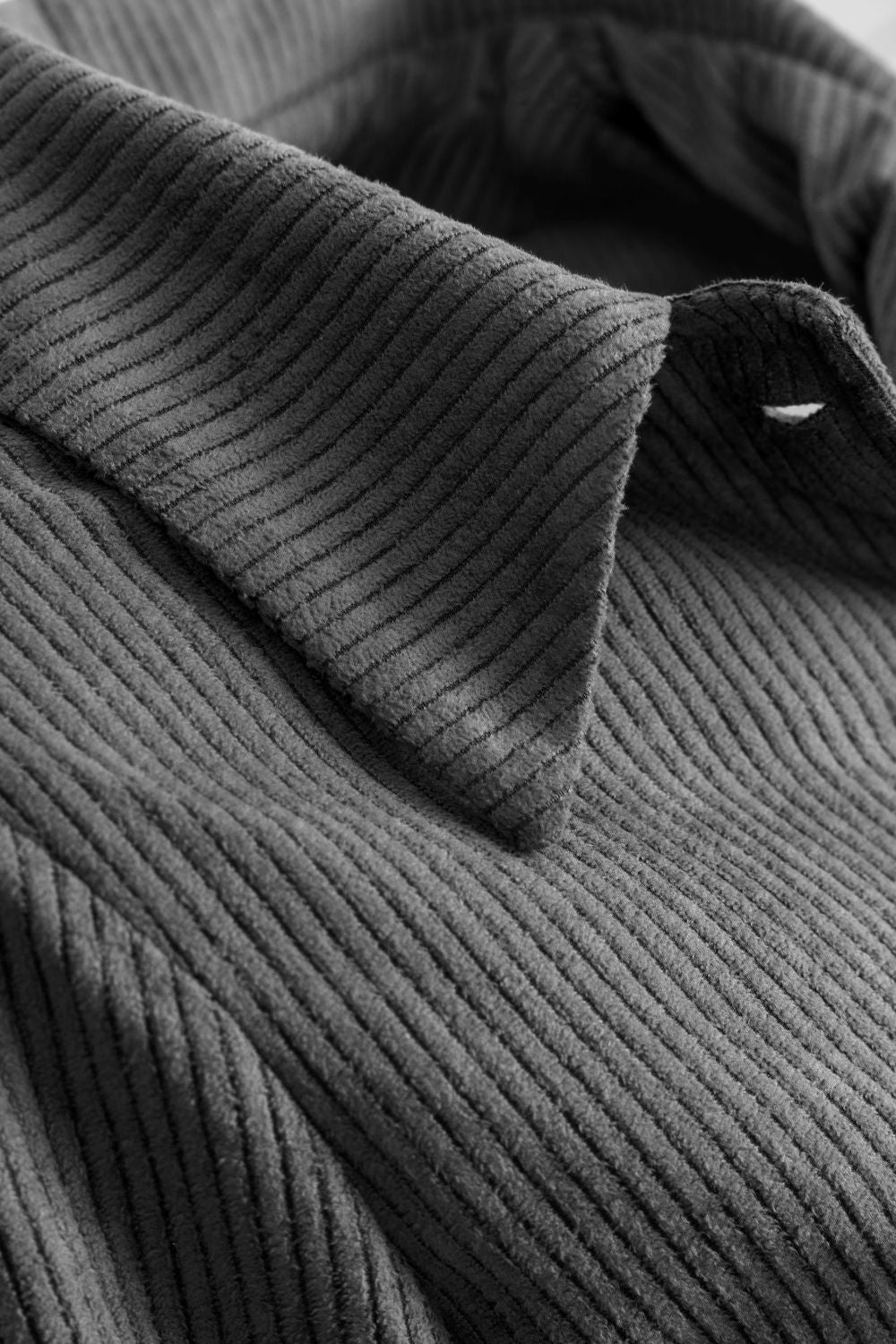 Kadife Crop Ceket Gri