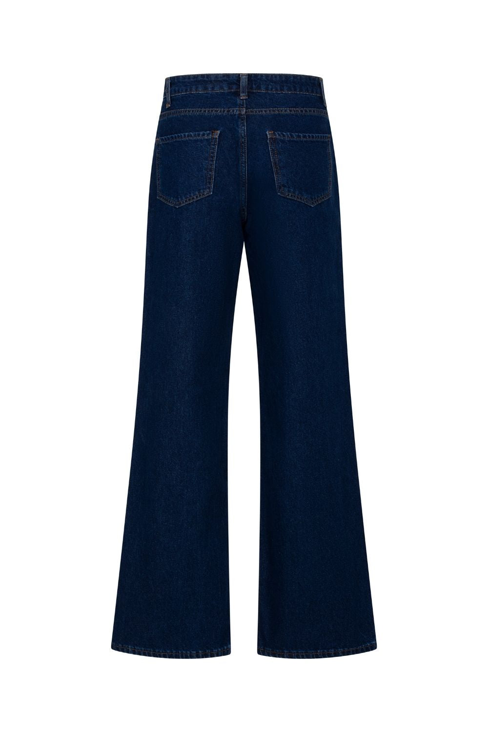 Yüksek Bel Lacivert Jeans