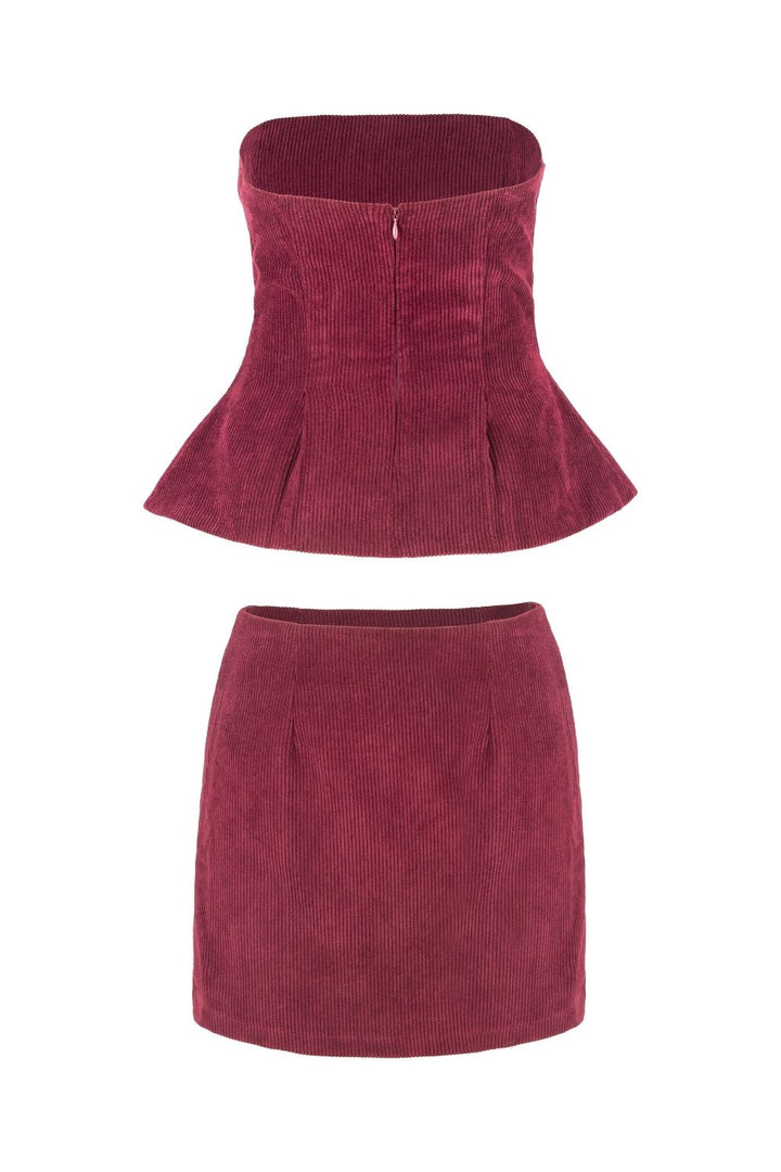 Fitilli Kadife Takım