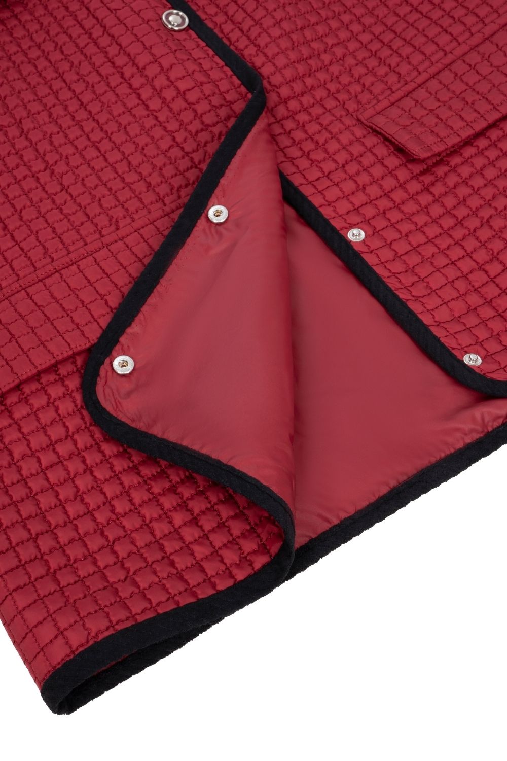 Kapitone Ceket Kırmızı