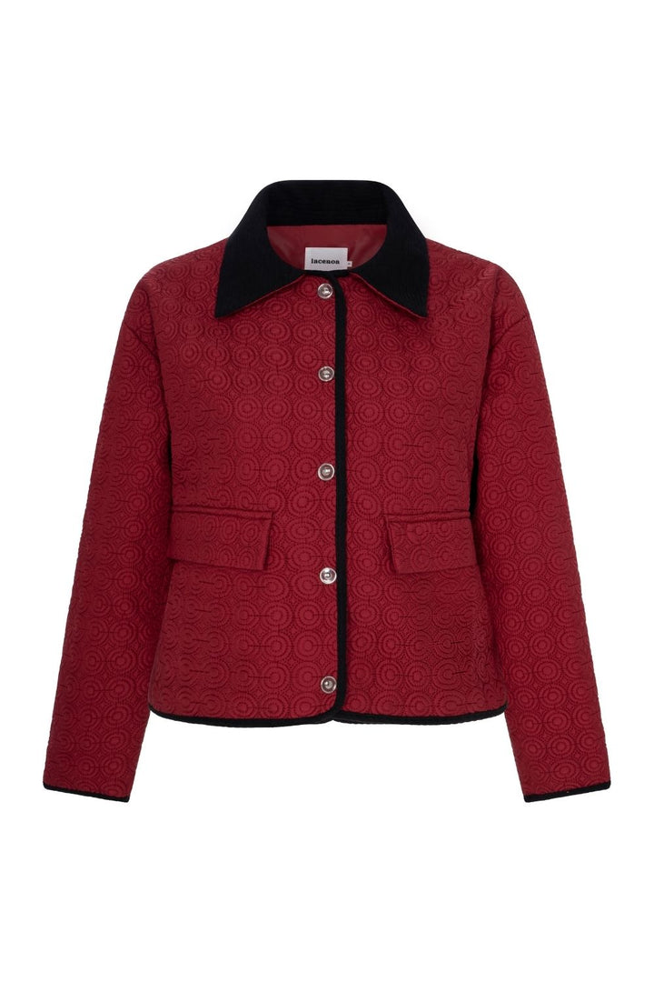 Kapitone Ceket Kırmızı