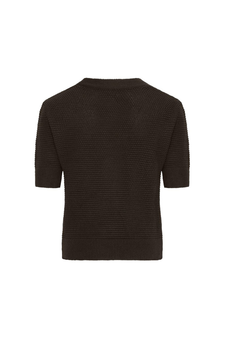 Yıldız Düğmeli V Yaka Hırka