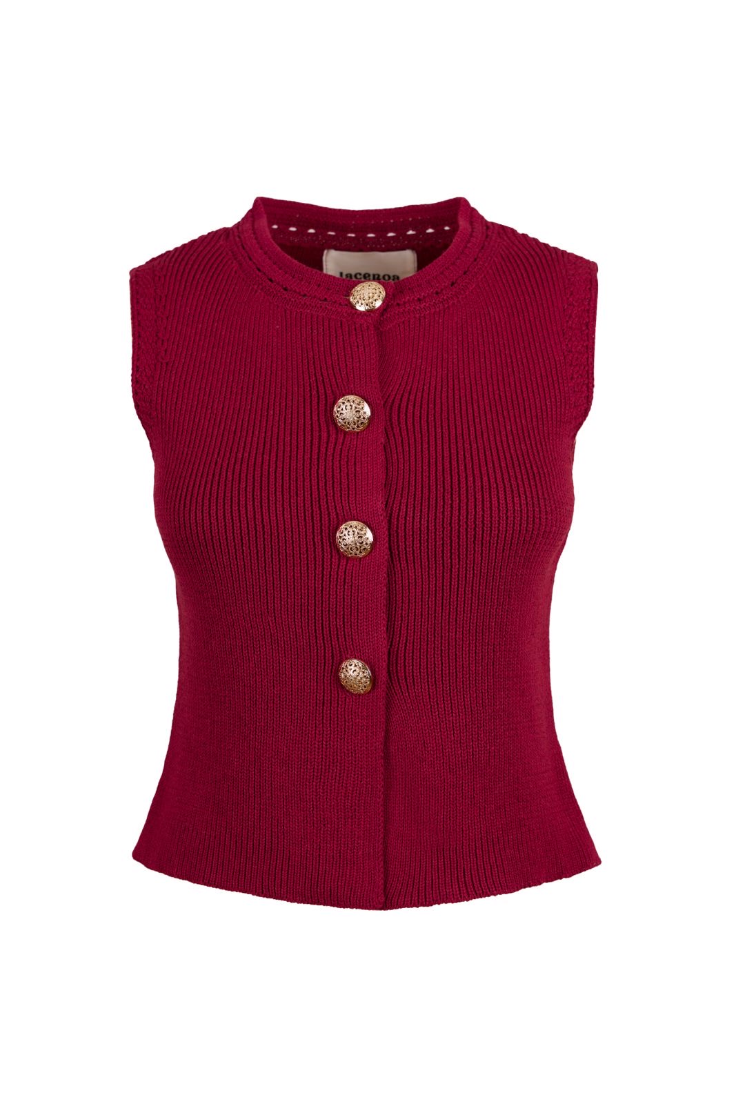 GOLD DÜĞMELİ TRİKO TOP