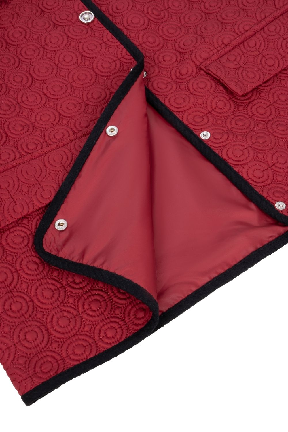 Kapitone Ceket Kırmızı