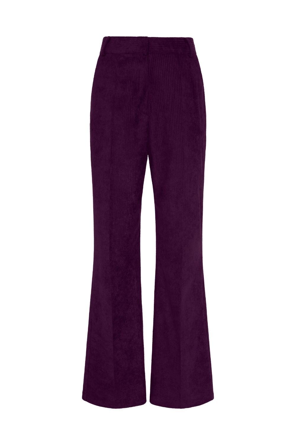 Fitilli Kadife Pantolon Mor
