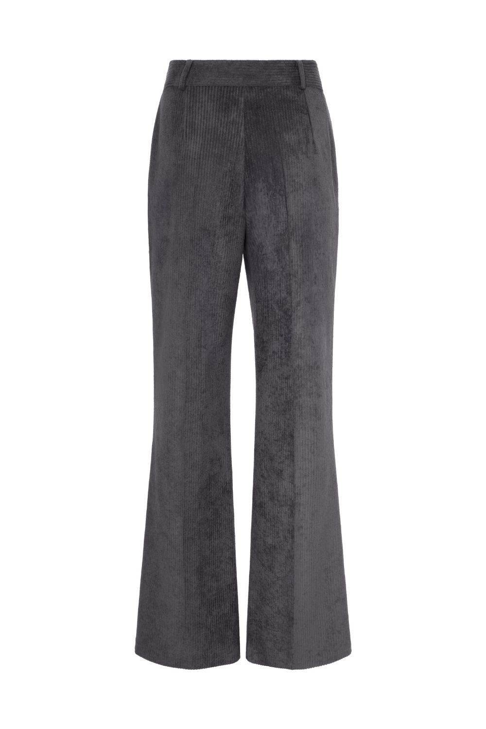 Fitilli Kadife Pantolon Gri